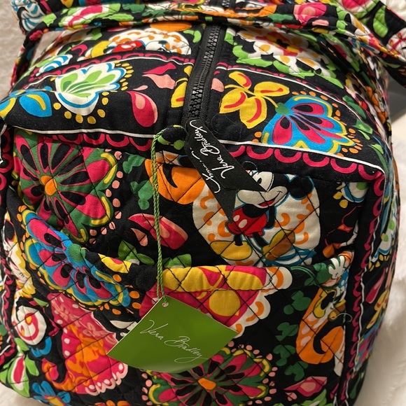 Disney Vera Bradley Large Duffle in “Midnight With Mickey”. NWT - Picture 3 of 5